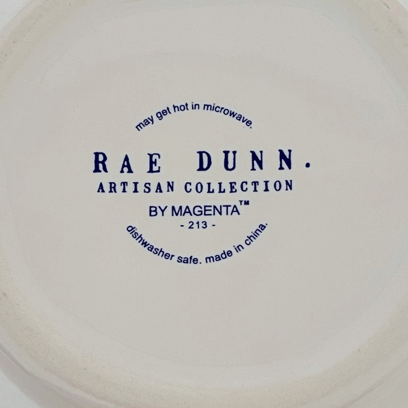 New RAE DUNN Oh La La White Ceramic Coffee Mug With Black Scribble Heart - Picture 6 of 9